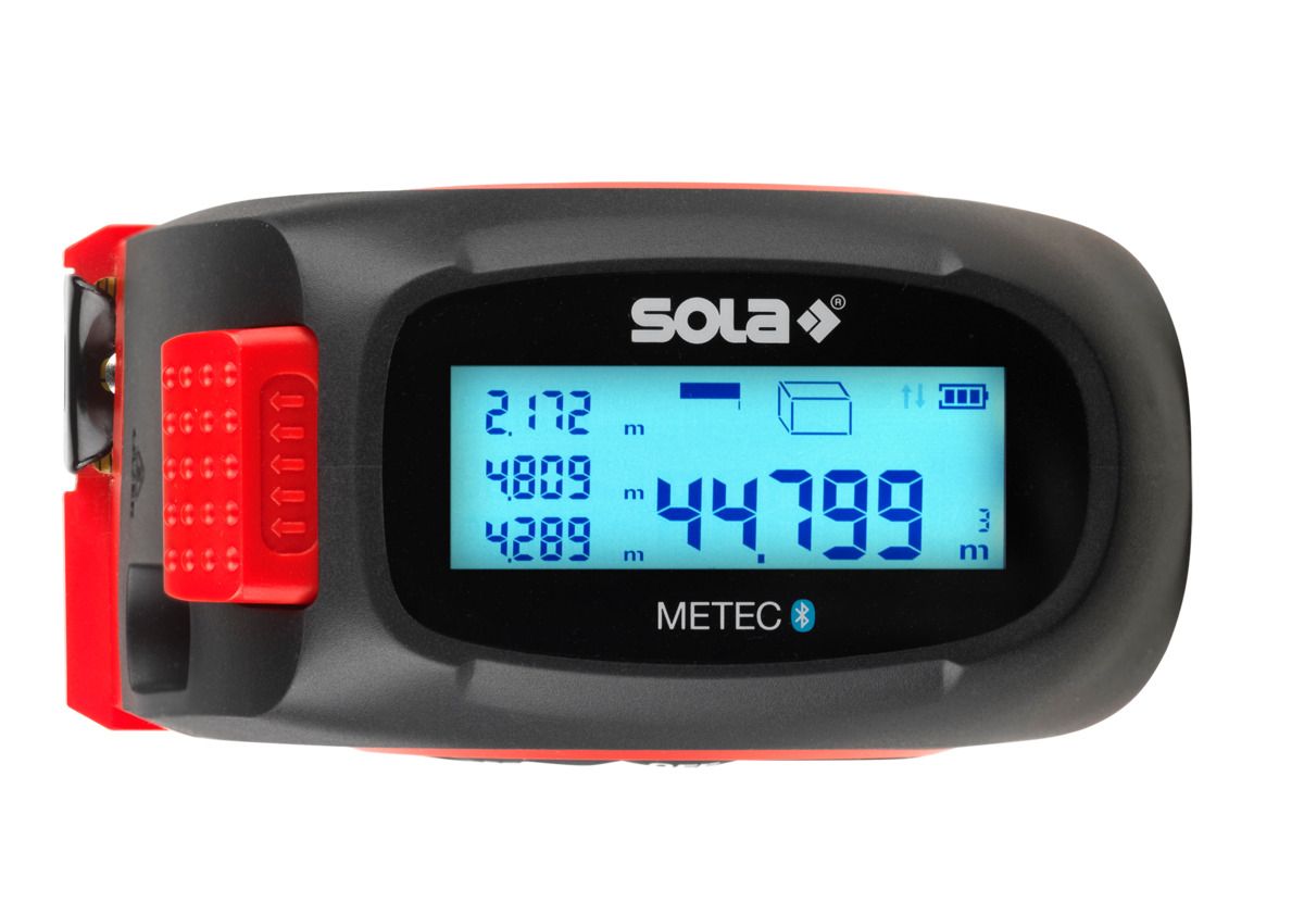 SOLA - METEC digital tape measure with laser rangefinder