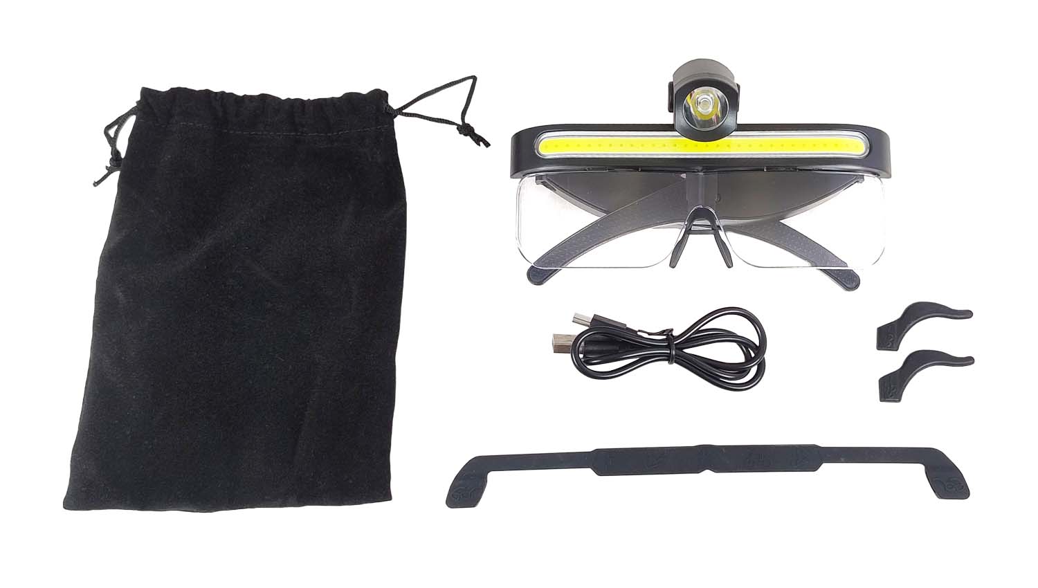 Glasses with LED light 3W + 3W, Li-pol