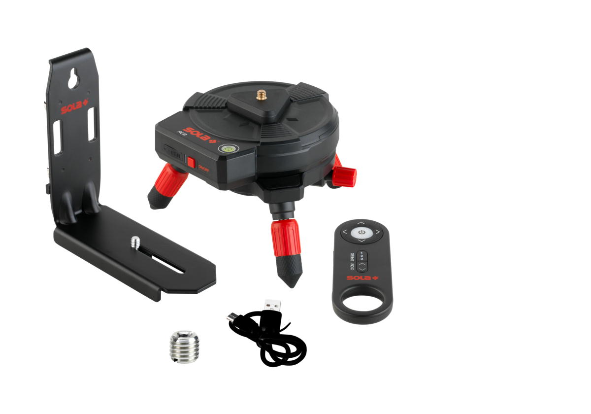 SOLA - RCB - electrically adjustable laser holder