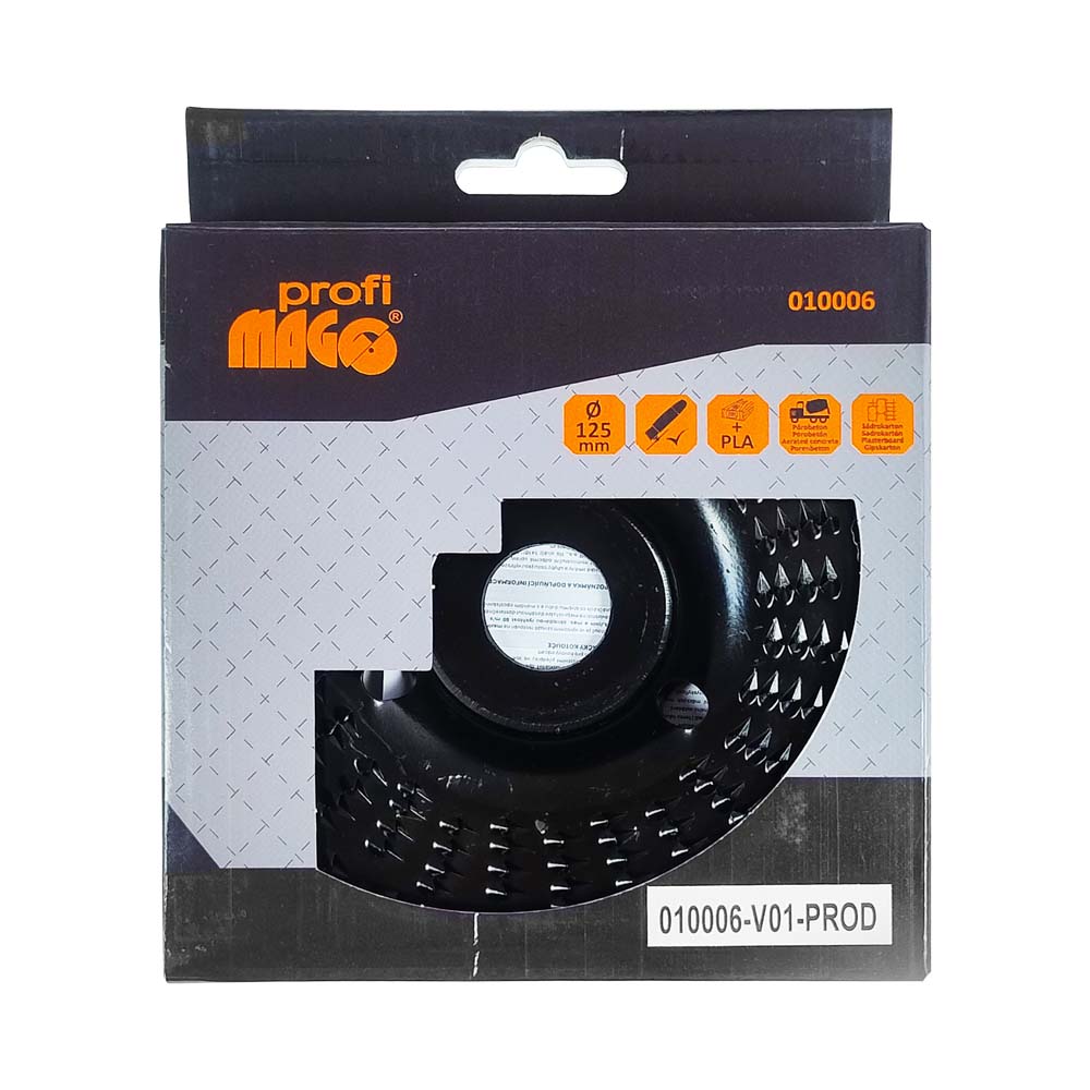 Magg Profi - Saw/rasp disc - for angle grinders 125 x 3 x 22.2 mm