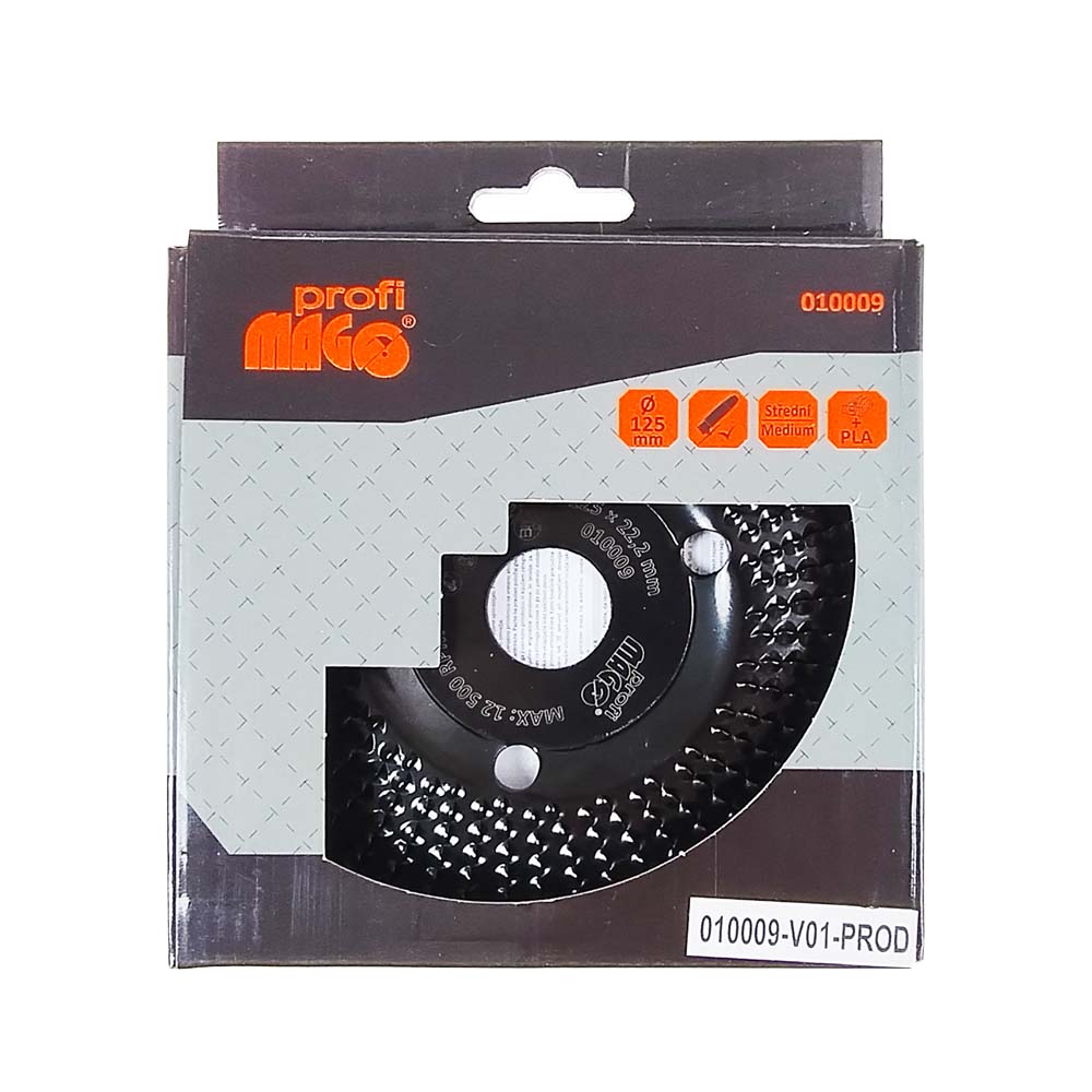 Magg Profi - Rotary rasp 125x22,2mm - 3 mm medium-coarse