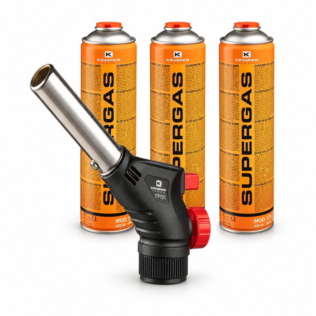 KEMPER - Soldering Kit with Butane/Propane Cartridge (3x600 ml)